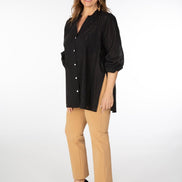 Panta Audrey cotone beige con baschina