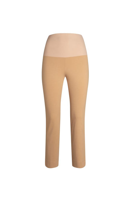 Panta Audrey cotone beige con baschina