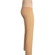 Panta Audrey cotone beige con baschina