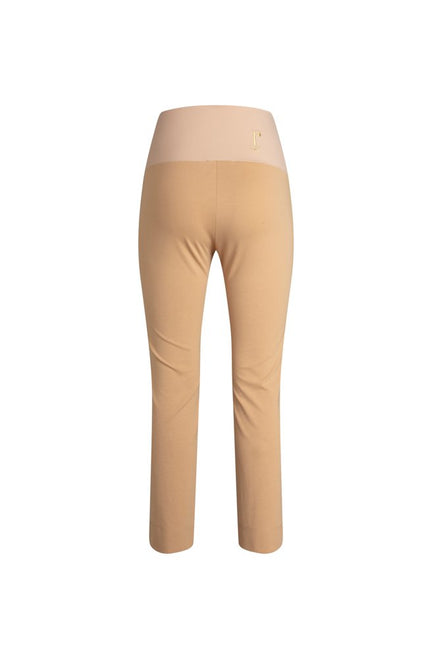 Panta Audrey cotone beige con baschina