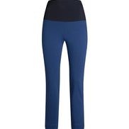 Panta Audrey cotone blu chiaro con baschina