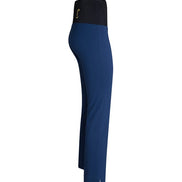 Panta Audrey cotone blu chiaro con baschina