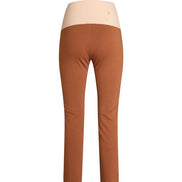 Audrey Trousers in Tan Cotton with Baschina Waistband