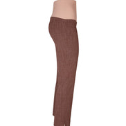 Panta BB cotone tabacco delavè con baschina