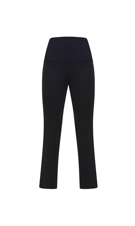 Panta Audrey lurex nero con baschina