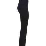Panta Audrey lurex nero con baschina