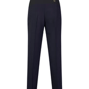 Panta Torino crepe cady blu