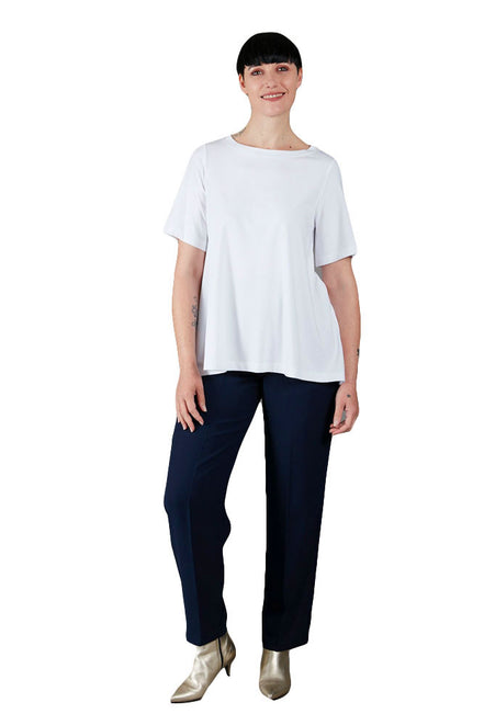 Maglia Mina in jersey bianca