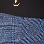 Panta Torino scozzese galles blu con baschina