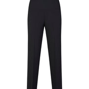 Panta Torino crepe cady nero con baschina