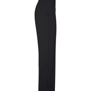 Panta Torino crepe cady nero con baschina