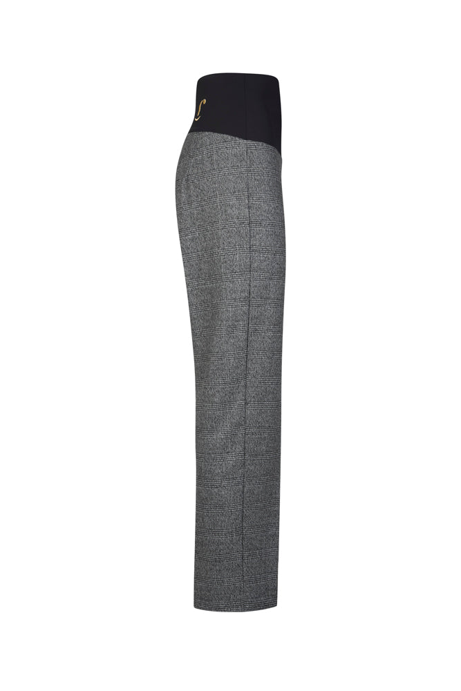 Panta Torino scozzese galles grigio con baschina