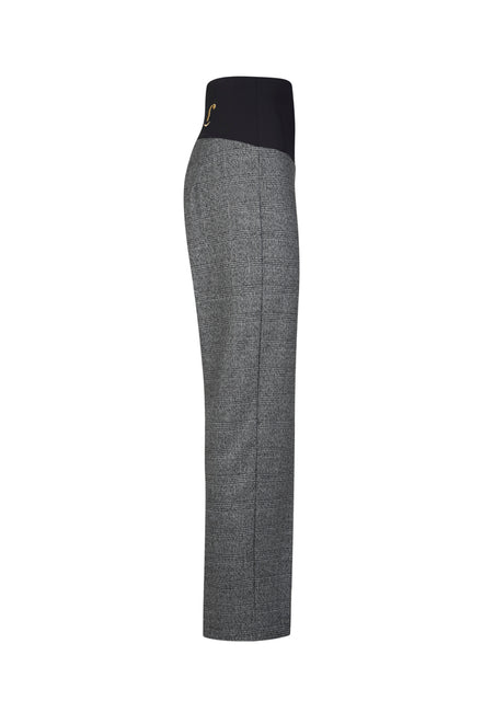 Panta Torino scozzese galles grigio con baschina