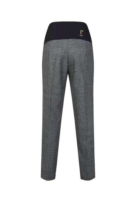 Panta Torino scozzese galles grigio con baschina