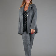 Berlin Jacket in Grey Prince of Wales Check
