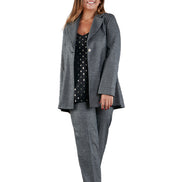 Panta Torino scozzese galles grigio con baschina