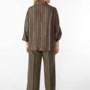 Panta Firenze Cady leggero Verde con baschina