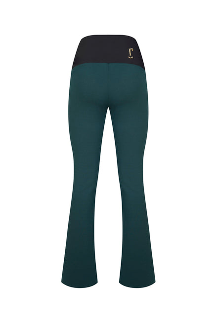 Panta Milano verde con baschina