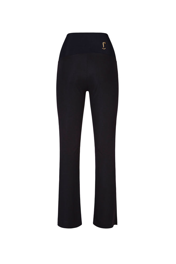 Panta Milano fluido nero con baschina