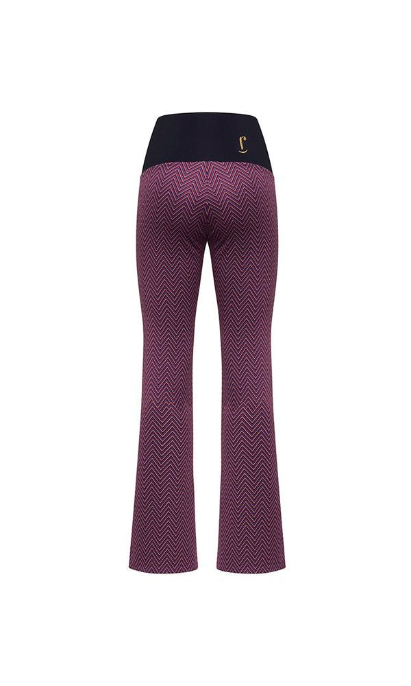 Panta Milano spina viola con baschina