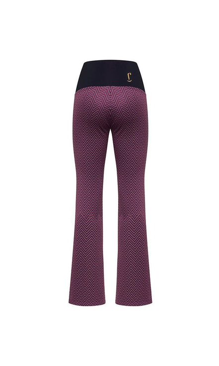 Panta Milano spina viola con baschina
