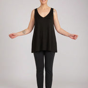 Top Easy Paros jersey lurex nero