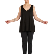 Top Easy Paros jersey lurex nero