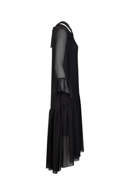 Abito Romantic Saint Tropez voile nero