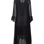 Abito Romantic Saint Tropez voile nero
