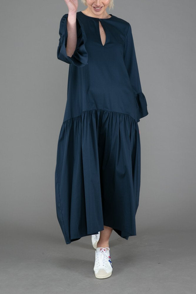 Saint Tropez Dress in Blue Cotton