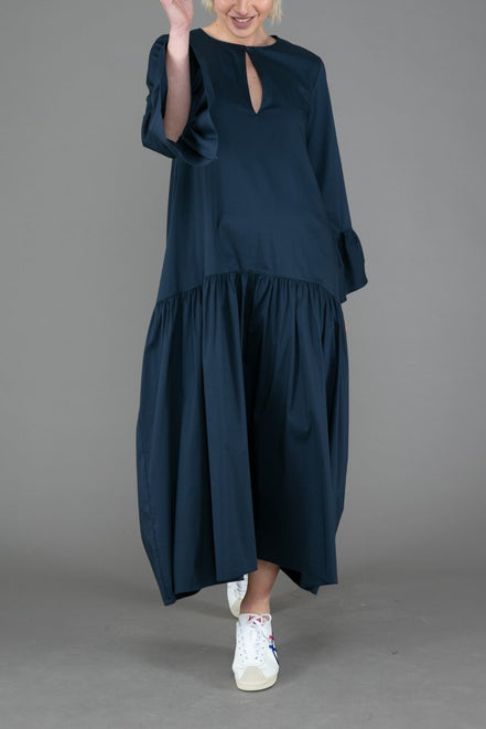 Saint Tropez Dress in Blue Cotton
