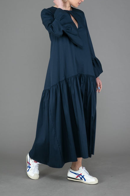 Saint Tropez Dress in Blue Cotton