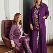 Panta Firenze cady viola con baschina