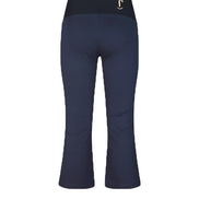 Panta Salina in punto milano cotone navy