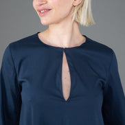Saint Tropez Dress in Blue Cotton