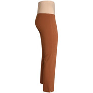 Panta BB cotone cuoio con baschina