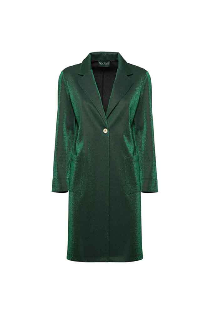Giacca Procida lurex verde