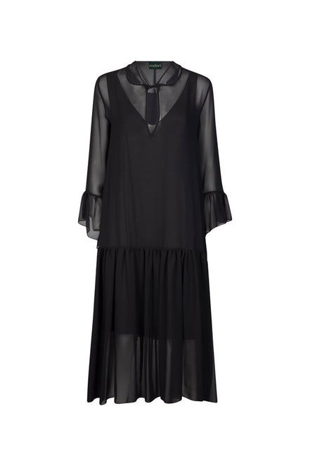 Abito Romantic Saint Tropez voile nero