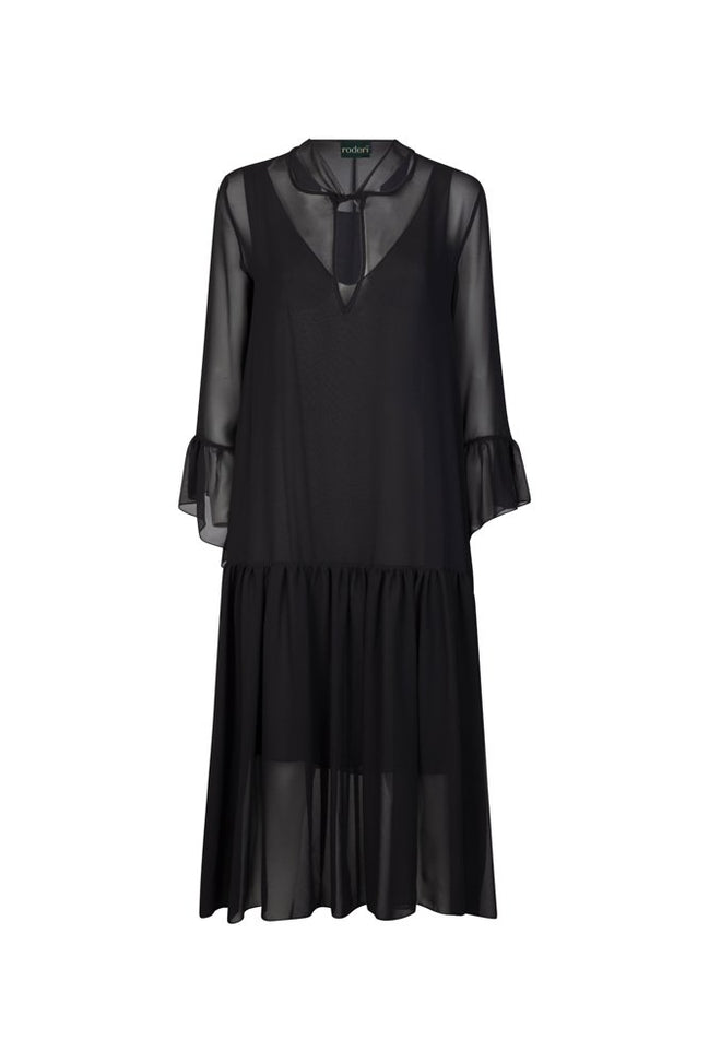 Abito Romantic Saint Tropez voile nero