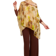 Top Camilla voile stampa fiori
