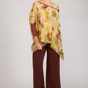 Top Camilla voile stampa fiori