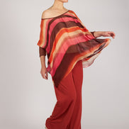 Top Camilla voile stampa sunset