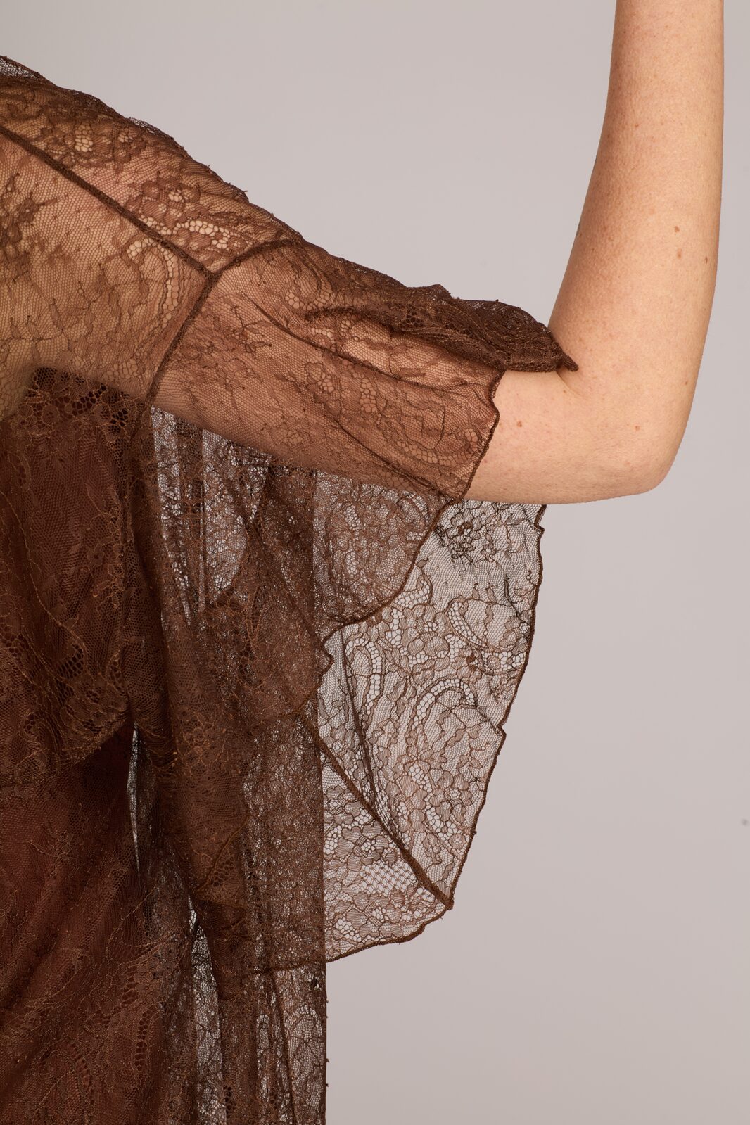 Capri Top in Chocolate Lace