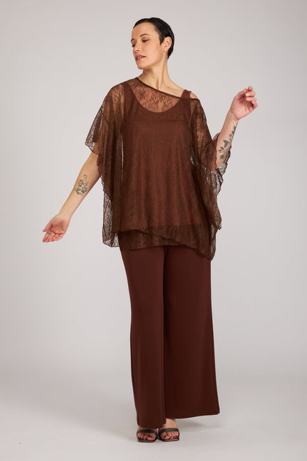 Capri Top in Chocolate Lace