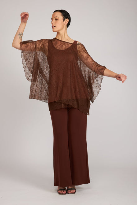Capri Top in Chocolate Lace