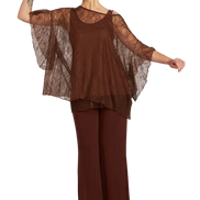 Capri Top in Chocolate Lace