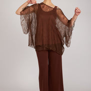 Capri Top in Chocolate Lace