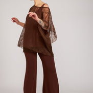 Capri Top in Chocolate Lace