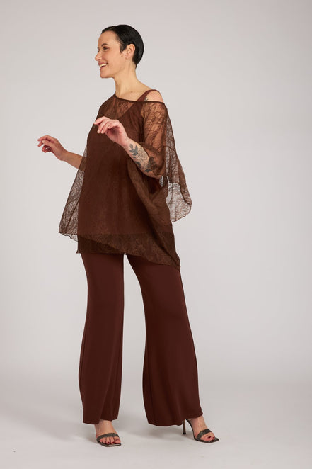 Capri Top in Chocolate Lace