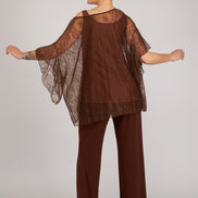 Capri Top in Chocolate Lace